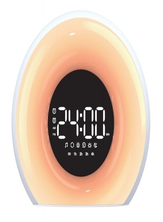 himster Soundsleep 3 in 1 Portable LED Wake Up Light with White Noise Player (for Babies and Adults) & Alarm Clock,Colored Sunrise and Sunset Simulation, Tap Snooze with Auto Timer. - Image 1